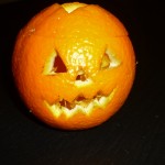 zucche-arance di Halloween