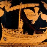 Part. del vaso attico “Ulisse e le sirene”, IV sec. a.C., British Museum, Londra